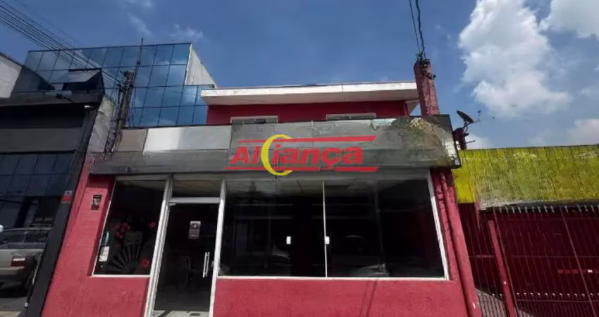 Salão para alugar, 180m²  - bairro - jardim presidente dutra - guarulhos/sp - por r$ 6.100,00