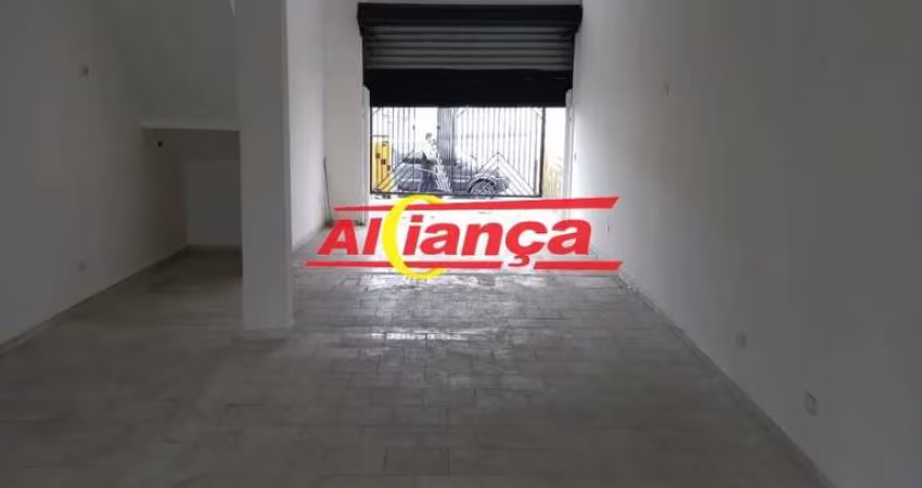 Salão comercial para alugar 90m² com 2 banheiros - Jd. dos Pimentas - Guarulhos por R$: 5.000