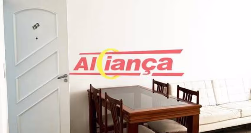 APARTAMENTO MOBILIADO PARA ALUGAR COM 2 QUARTOS, 1 VAGA, 75M², CENTRO - GUARULHOS/SP POR R$ 2.650,00
