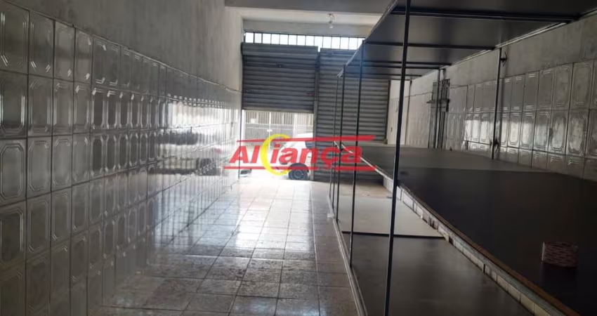 Salão para alugar, 80m²  - Jardim Valéria - Guarulhos/SP - por R$ 1.500,00