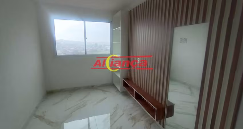 Apartamento para alugar com 2 quartos, 1 vaga de garagem - Vl. Nova Bonsucesso - Guarulhos 1.400,00