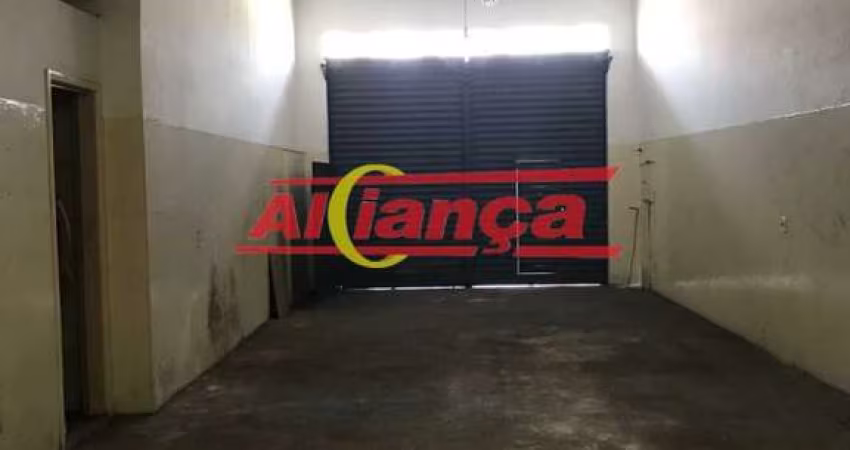 SALÃO COMERCIAL PARA ALUGAR COM 94M², 02 VAGAS, COZINHA, VILA GALVÃO - GUARULHOS/SP POR R$ 3.500,00