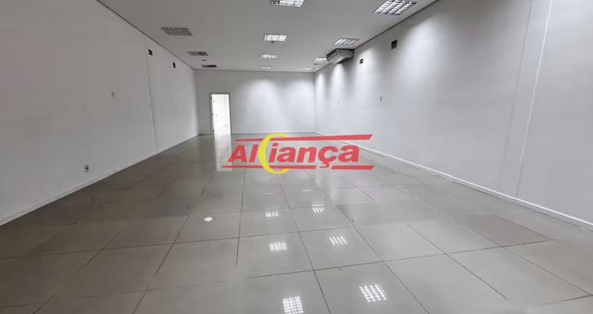 Salão Comercial para alugar 185m² com 2 banheiros, cozinha - Centro - Guarulhos por R$: 14.000,00