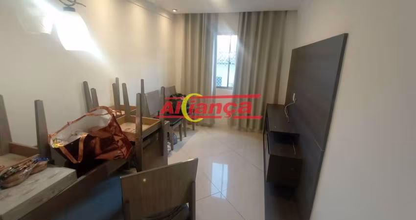 APARTAMENTO PARA ALUGAR COM 02 QUARTOS, 01 VAGA, 65M², PARQUE SANTO ANTONIO - GUARULHOS/SP - R$ 2200
