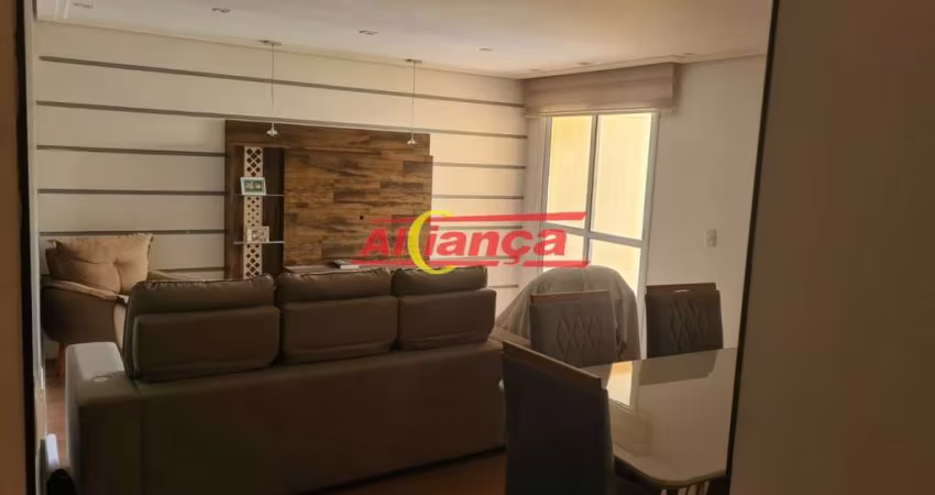 Apartamento com 3 quartos para alugar,  76m² - Jardim Nova Taboão - Guarulhos/SP -  Por R$2.750,00