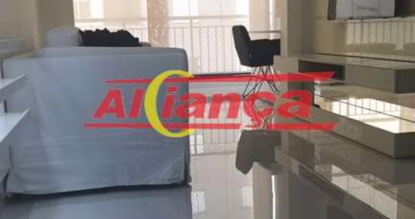 Apartamento com 3 quartos para alugar,  80m² - Picanço - Guarulhos/SP -  Por R$ 4.600,00