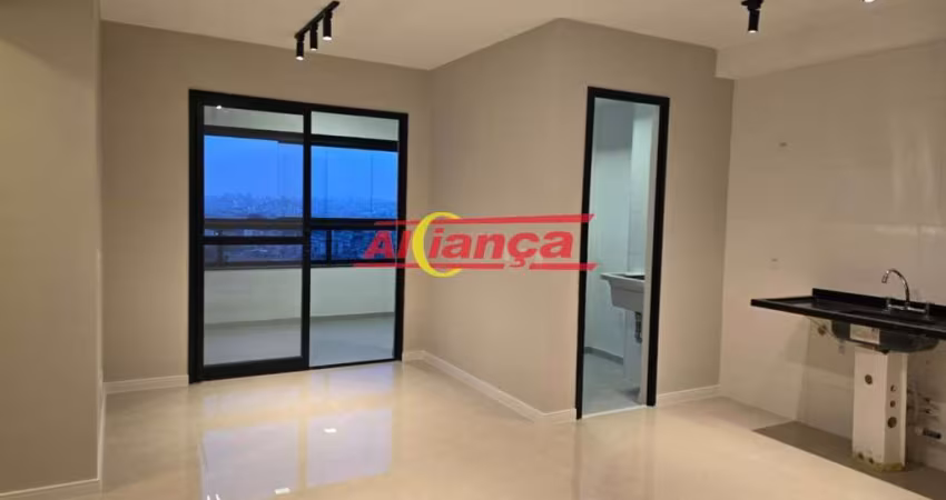 Apartamento para alugar, 2 quartos, 1 suíte, e 2 vagas, 70 m²,Vila Augusta - Guarulhos R$ 3400,00