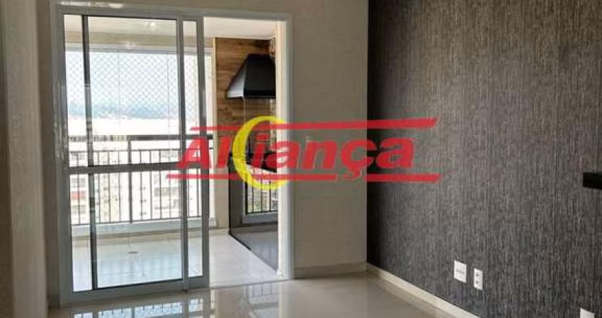 APARTAMENTO PARA ALUGAR COM 02 QUARTOS,  01 VAGA, 68M²  - JD FLOR DA MONTANHA - GUARULHOS/SP R$4.200