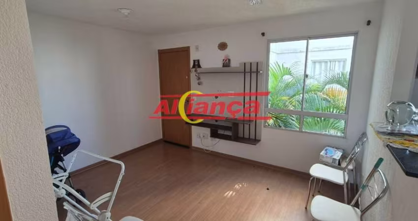 APARTAMENTO COM 02 QUARTOS, 01 VAGA, 40M² PARA ALUGAR NO ÁGUA CHATA - GUARULHOS/SP POR R$ 1.200,00