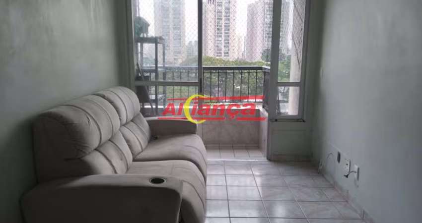 APARTAMENTO COM 95M² PARA ALUGAR, 03 QUARTOS, SUÍTE, 01 VAGA, MACEDO - GUARULHOS/SP POR R$ 3.500,00