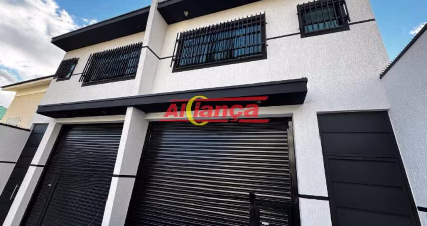 Salão novo  para alugar, 105m²  - bairro -Jardim Bom Clima  - Guarulhos/SP - por R$ 4.700,00