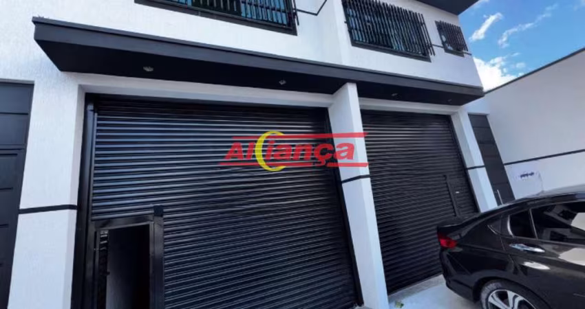 Salão novo  para alugar, 105m²  - bairro -Jardim Bom Clima  - Guarulhos/SP - por R$ 4.700,00