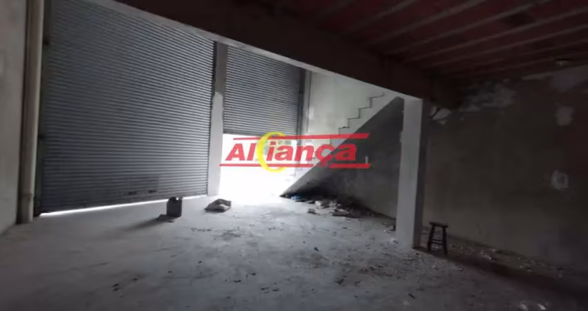 Salão comercial 70 m² - 2 vagas - 1 banheiro - vila carmela i - guarulhos - sp -