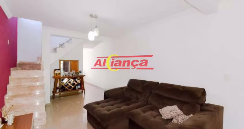Sobrado com 2 quartos para alugar,  90m² - Jardim Presidente Dutra- Guarulhos /SP - por R$