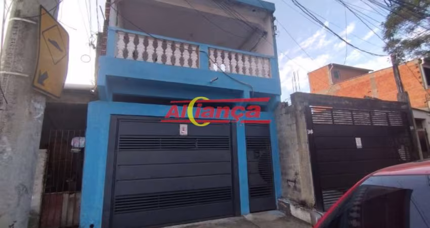 Casa com 2 quartos para alugar, 50m² - bairro- Jd Palmira - Guarulhos/SP por R$1.200,00