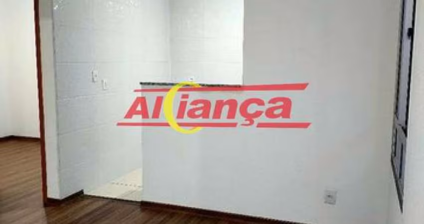 Apartamento para alugar com 2 quartos, 1 vaga de garagem - Bonsucesso - Guarulhos por R$: 1.000,00