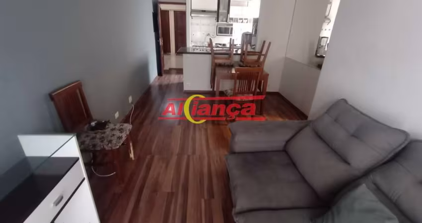 APARTAMENTO COM 03 QUARTOS, SUÍTE, 01 VAGA, 67M² PARA ALUGAR, VILA ROSÁLIA - GUARULHOS/SP POR R$2000