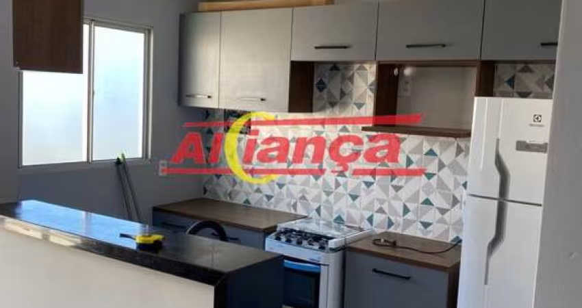 Apartamento com 2 quartos para alugar, 40m² - Agua Chata - Guarulhos/SP - Por R$1.800,00