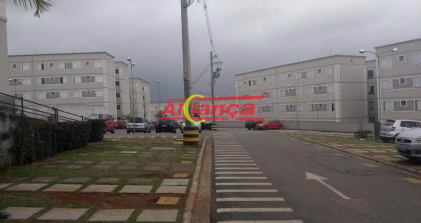APARTAMENTO COM 02 QUARTOS, 01 VAGA, 42M², VILA ALZIRA - GUARULHOS/SP POR R$ 1.300,00