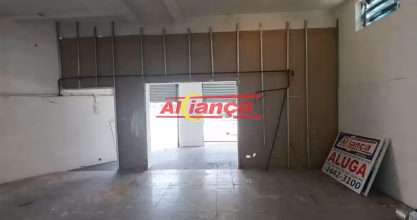 Salão para alugar, 95m²  -jardim cocaia - guarulhos/sp - por r$ 3.800,00