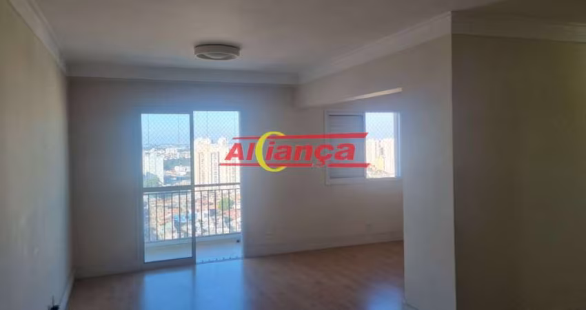 Apartamento para alugar com 2 quartos sendo 1 suíte e 2 vagas 55m²  Jardim Aida-Guarulhos/SP R$3.200