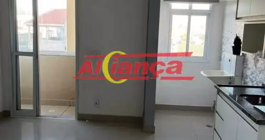 Apartamento para alugar com 2 quartos, varanda, 1 vaga - cumbica - guarulhos por r$:1.700