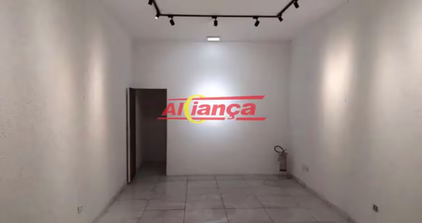 Salão comercial para alugar com 2 banheiros, vila galvão - guarulhos por r$: 3.000,00
