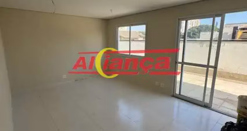 Sala para alugar, com sacada 25 m²  - vila augusta - guarulhos/sp - por r$ 1.600,00