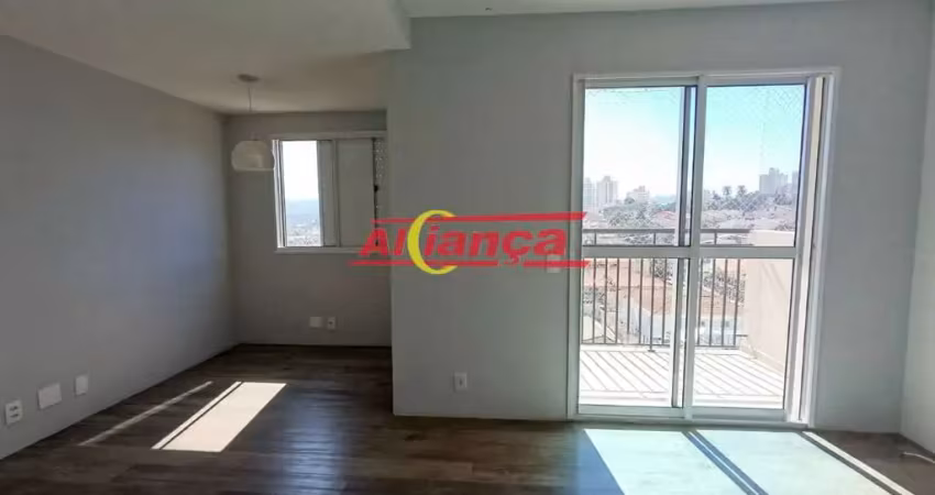 Apartamento para alugar, 2 quartos e 1 vaga, 57m², vila rosália- guarulhos por r$3.500,00