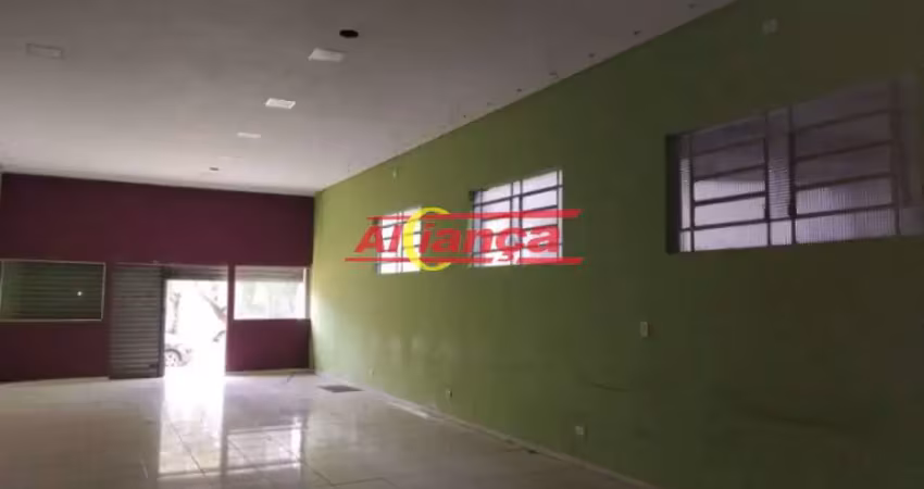 Salão comercial 146m² para alugar , com 3 banheiros -  jd. ponte alta i - guarulhos por r$: 5.600,00