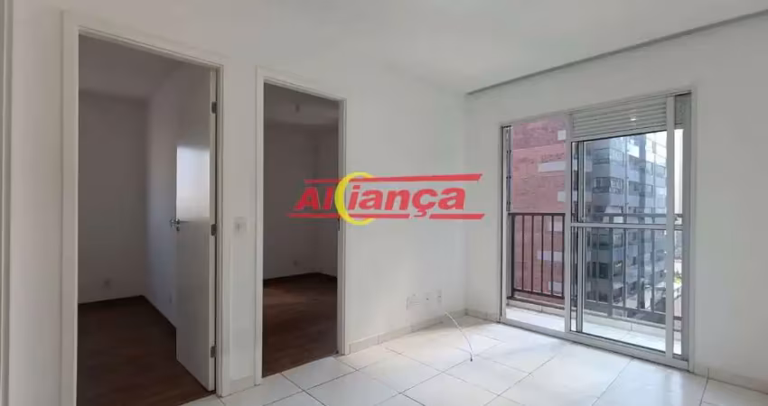 Apartamento para alugar cm 2 quartos, 1 banheiro e 1 vaga- 49 m²- vila augusta - guarulhos - sp