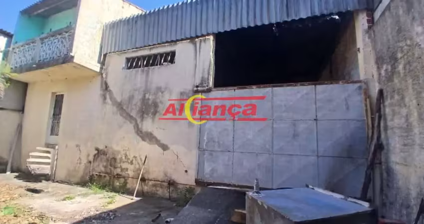 Galpão 200m² + sobrado 80m² comercial para alugar , 3 vagas de garagem - pimentas - guarulhos