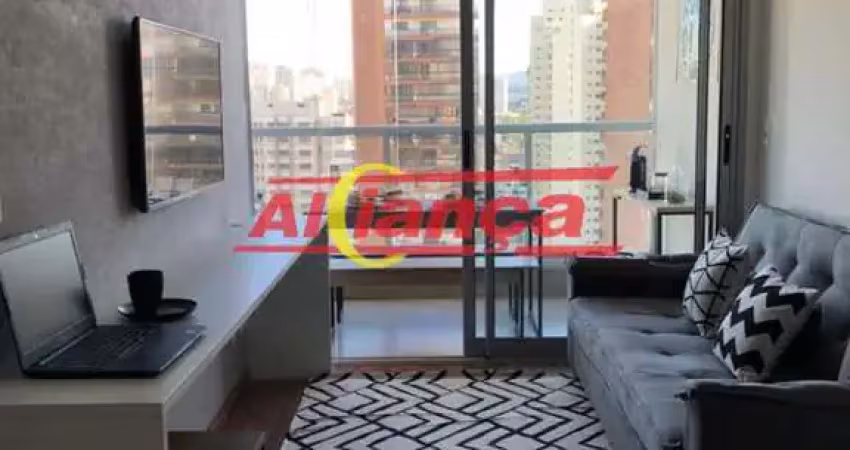 Studio mobiliado para alugar com 1 quarto, 1 banheiro e 1 vaga- 45m²- macedo - guarulhos - sp