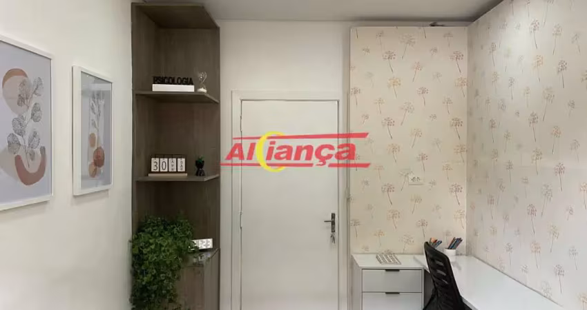 Sala para alugar com 12m², vila augusta - guarulhos/sp por r$880,00