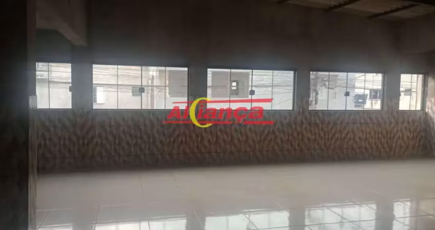 Sala comercial para alugar 180m²  com 2 banheiros - taboão - guarulhos por r$: 1.700,00