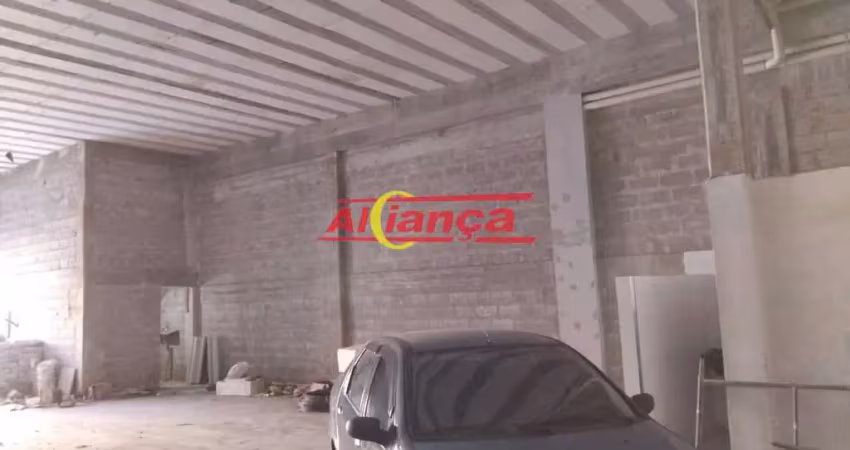 Salão comercial para alugar 200m² com 2 banheiros, 3 vagas - pimentas - guarulhos por r$: 6.000,00