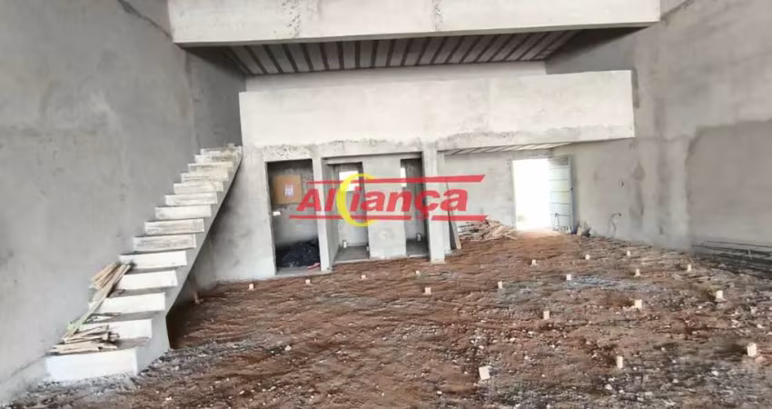 Salão para alugar,  230m²  - jardim adrian - guarulhos/sp - por r$ 8.000,00