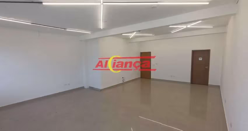 Sala para alugar, 55 m²  - vila augusta - guarulhos/sp - por r$ 2.700,00