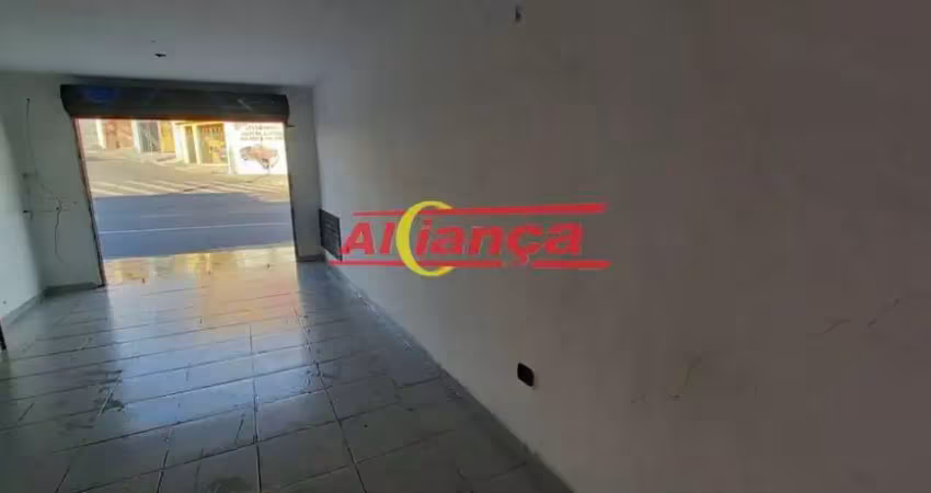 Salão comercial para alugar 27m² - 1 banheiro - cocaia - guarulhos por r$: 1.500,00