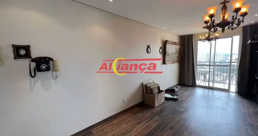 Apartamento com 3 quartos para alugar,  60m² - vila paulista - guarulhos/sp -  por r$ 2.300,00