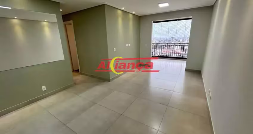 Apartamento para alugar, 3 quartos, sendo 1 suíte e 1 vaga, 76m², picanço - guarulhos -r$ 3.700,00