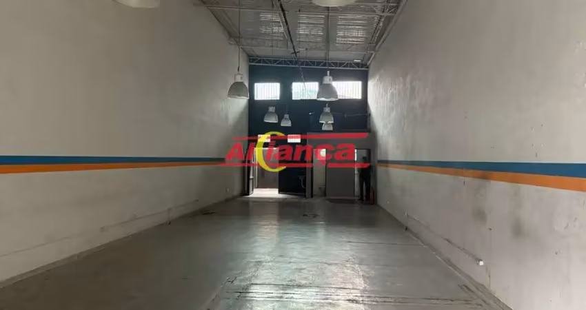 Salão comercial para alugar com 130m², 2 banheiros, jardim rosa de frança - guarulhos/sp por r$5500