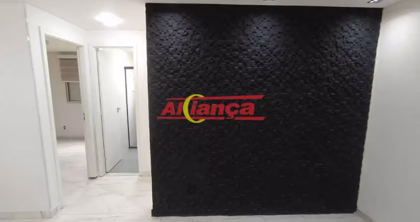 Apartamento para alugar com 2 quartos, 1 vaga de garagem - pq. alvorada - guarulhos por r$: 1.280,00