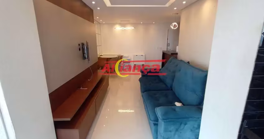 Apartamento para alugar com 2 quartos, 2 banheiros, 1 vaga- 83m²-jardim flor da montanha - guarulhos
