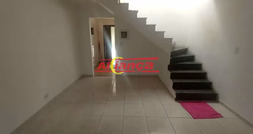 Sobrado para alugar com 90m², 2 quartos, vaga, jardim santa cecília - guarulhos/so por r$ 2.400,00