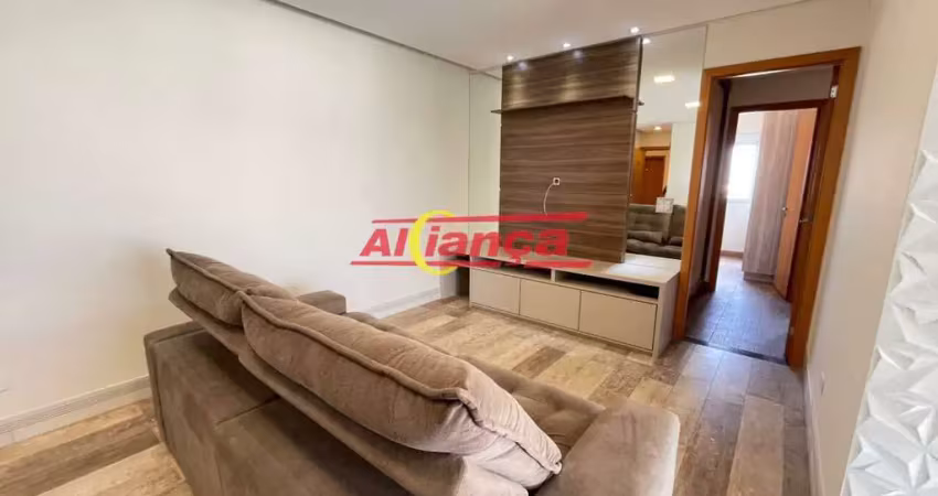 Apartamento para alugar, 3 quartos, 3 suítes e 3 vagas,103m², vila galvão- guarulhos por r$4.000,00
