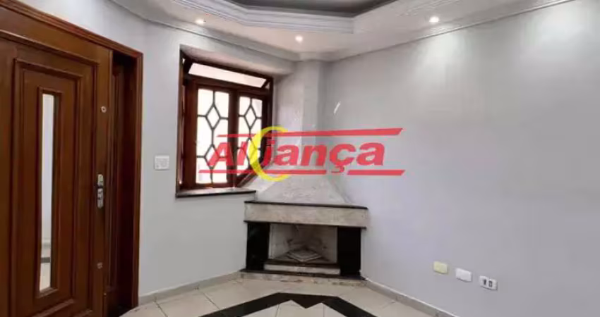 Sobrado para alugar, 4 quartos, 1 suíte e 3 vagas, 320m², -macedo - guarulhos/sp por r$3.100,00