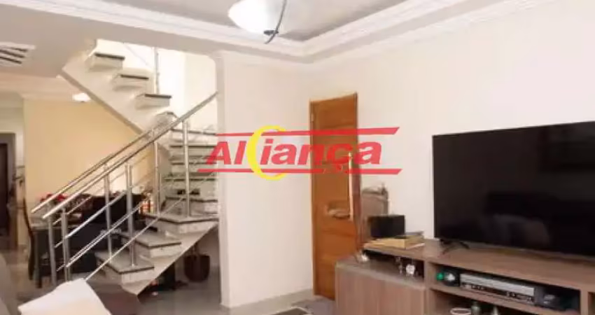 Sobrado para alugar, 3 quartos e 3 vagas, 132m², - vila fátima -guarulhos/sp por r$4.200,00