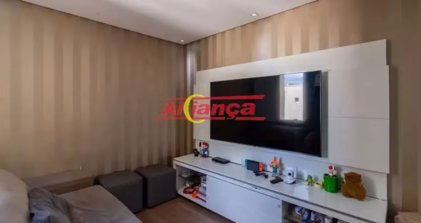 Apartamento mobiliado com 3 quartos, sendo 1 suíte e 2 vagas 115m², vila progresso -r$ 5.500,00
