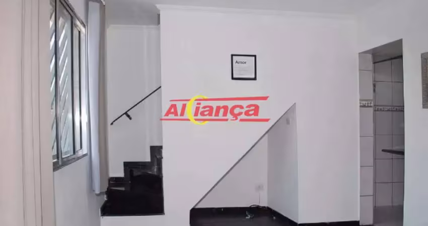 Sobrado para alugar 3 quartos, sendo 2 suítes e 1 vaga, 110m², jardim brasil - guarulhos r$ 2.600,00